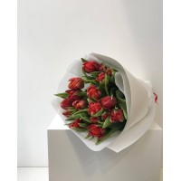 13 пионовидных тюльпанов