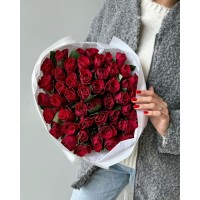 41 роза Rhodos в Авторской упаковке 