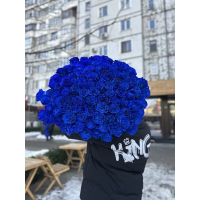 101 Синяя роза